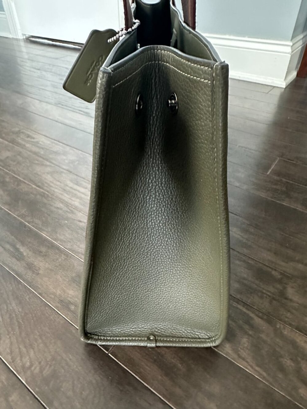 Coach Olive Green Large Smith Tote Bag Style #L2477-CU996 *NWT* - Picture 12 of 13